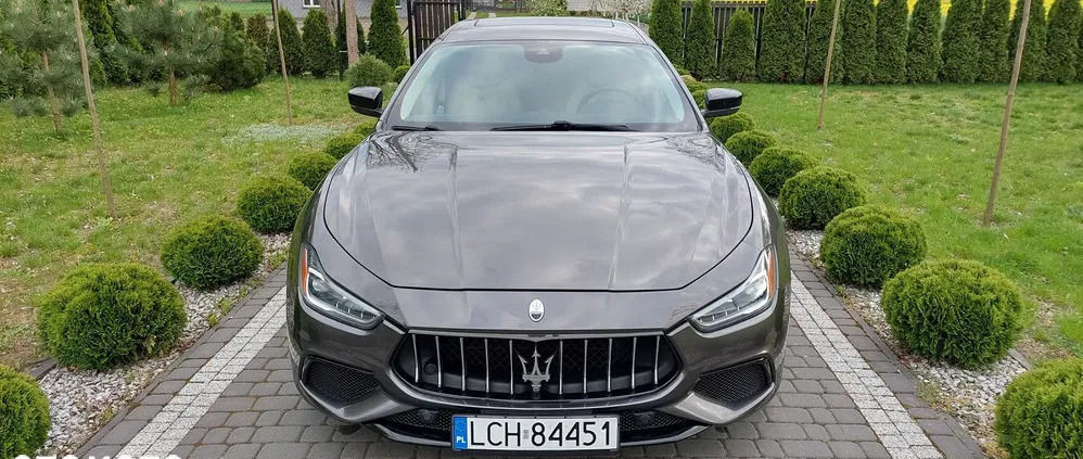 lubelskie Maserati Ghibli cena 146999 przebieg: 110500, rok produkcji 2018 z Chełm